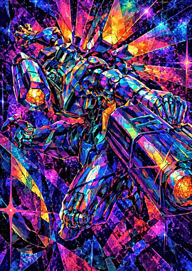 Crystalline Robot in Cosmic Background