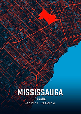 Mississauga City Map