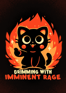Cat Brimming With Imminent Rage
