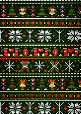 Christmas Knitted Pattern