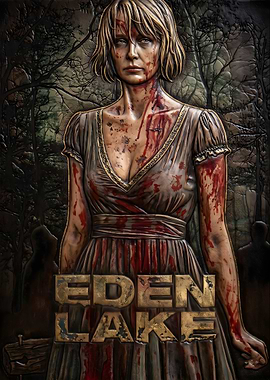 Bloody Woman in Forest