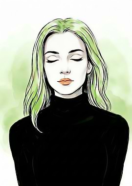 The dreaming girl