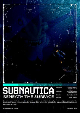Subnautica Beneath the Surface Poster