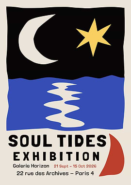 Soul Tides Exhibition Poster Print