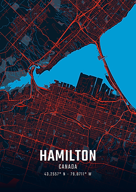 Hamilton City Map