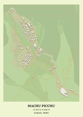 Machu Picchu Map