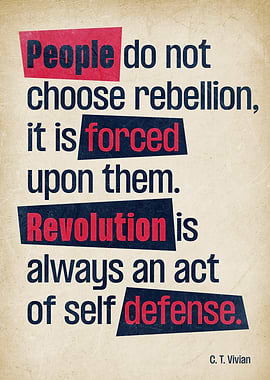 Revolution is an Act of Self Defense