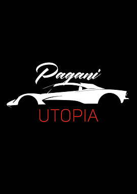 Pagani Utopia Car Silhouette