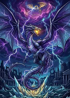 Dragons in a Lightning Storm