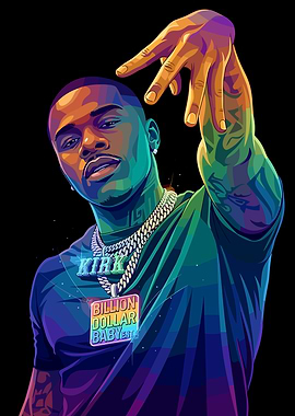 DaBaby 'Kirk' and 'Billion Dollar Baby Ent' Chains