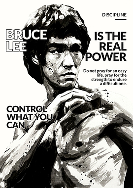 Bruce Lee Discipline Quote
