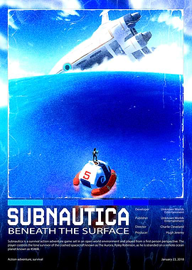 Subnautica Beneath the Surface Poster