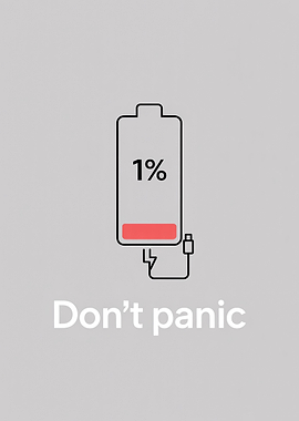 Low Battery Don't panic