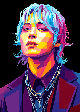 Jimin Pop Art Portrait