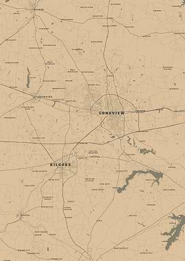 Longview and Kilgore, Texas