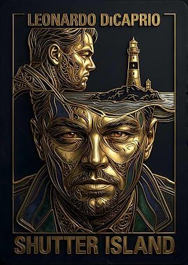 Leonardo DiCaprio Shutter Island Poster