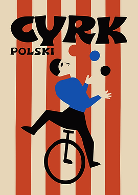 Cyrk Polski Circus Poster Print