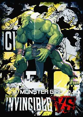 Monster Girl Invincible vs Game Poster