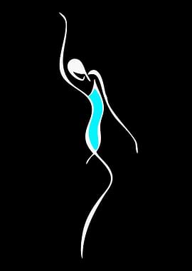 Elegant Dancer Silhouette