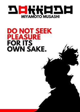Miyamoto Musashi Quote Poster