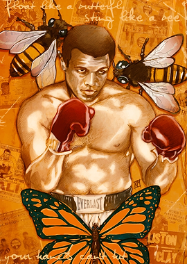 Muhammad Ali 'Float like a butterfly'