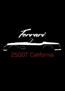 Ferrari 250GT California Silhouette