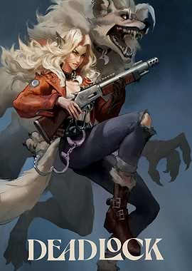 Deadlock Werewolf Woman with Shotgun