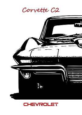 Corvette C2 Chevrolet Graphic