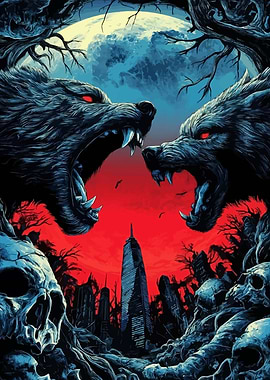 Werewolves in a Post-Apocalyptic City