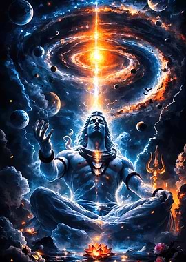 Shiva in Cosmic Meditation