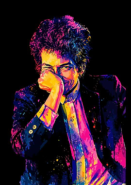 Bob Dylan Pop Art Portrait