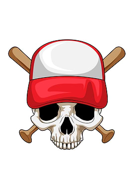 Skull Baseball Baseball bat