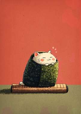 Cute Cat Sushi
