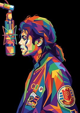 Michael Jackson Pop Art Portrait