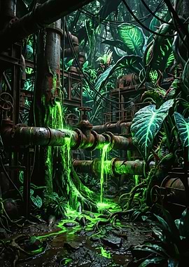 Overgrown Industrial Jungle