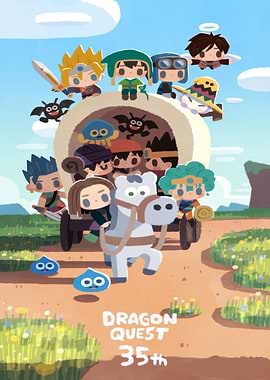 Dragon Quest 35th Anniversary Art