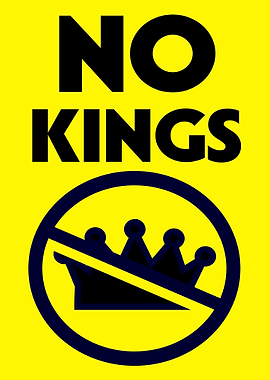No Kings Sign
