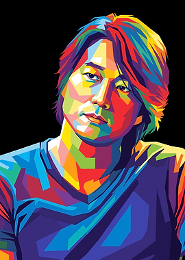 Sung Kang WPAP Portrait