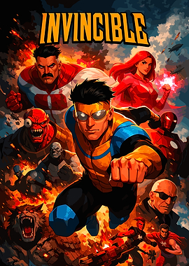 Invincible Comic Book Cover