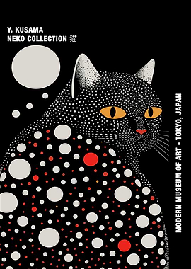 Yayoi Kusama Neko Collection Cat Art