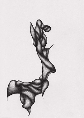 Abstract Stippled Form