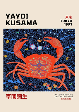 Yayoi Kusama Crab Art