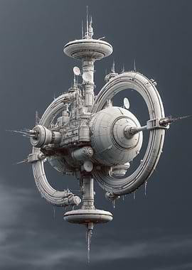 Futuristic Space Station