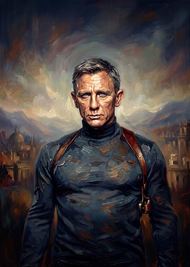 Daniel Craig as James Bond Portrait
