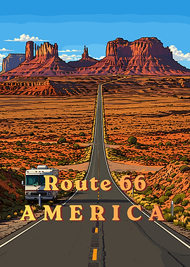 Route 66 America RV Landscape