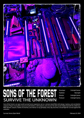 Sons of the Forest Game Poster