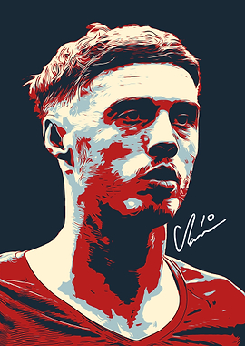 Cole Palmer Pop Art Style Portrait