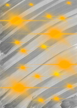 Abstract Orange and Gray Streaks