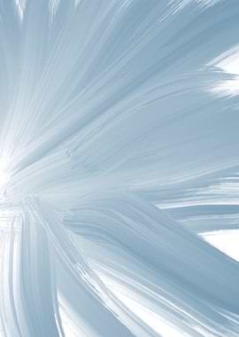 Abstract Blue Brush Strokes