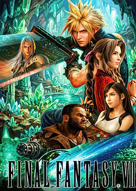 Final Fantasy VII Characters and Crystals
